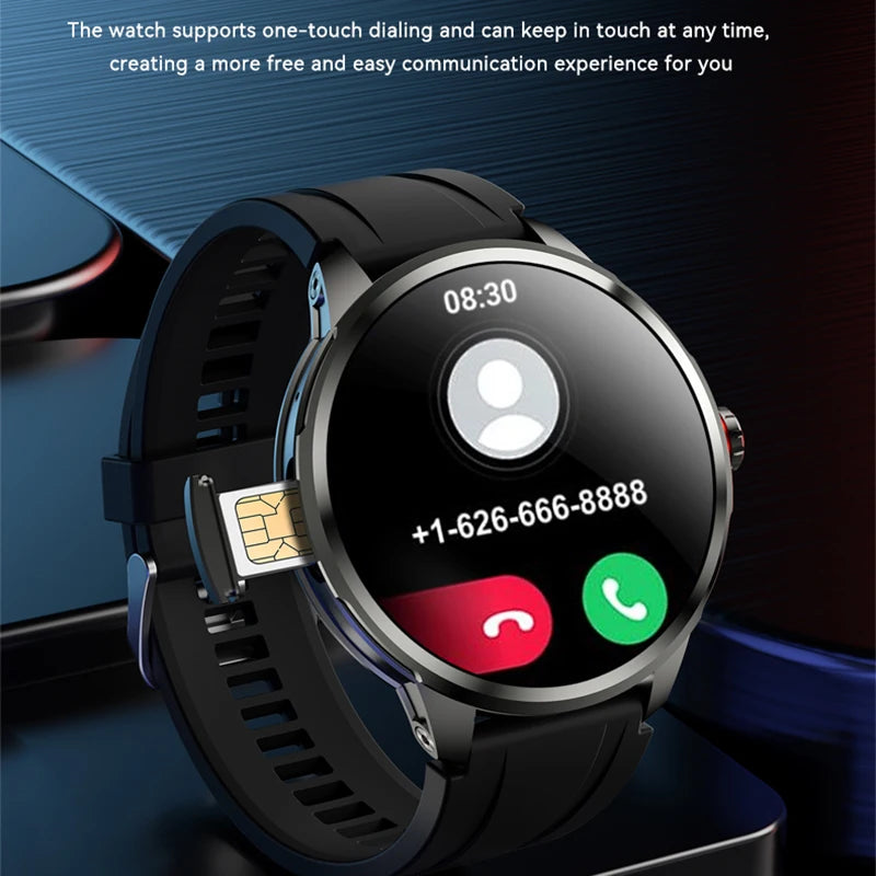 5G/4G Full Network Smart Watch Men 1.95 inch AMOLED Screen 8GB+128GB RAM 900W Camera GPS WIFI Google APPS Android 9.0 Smartwatch