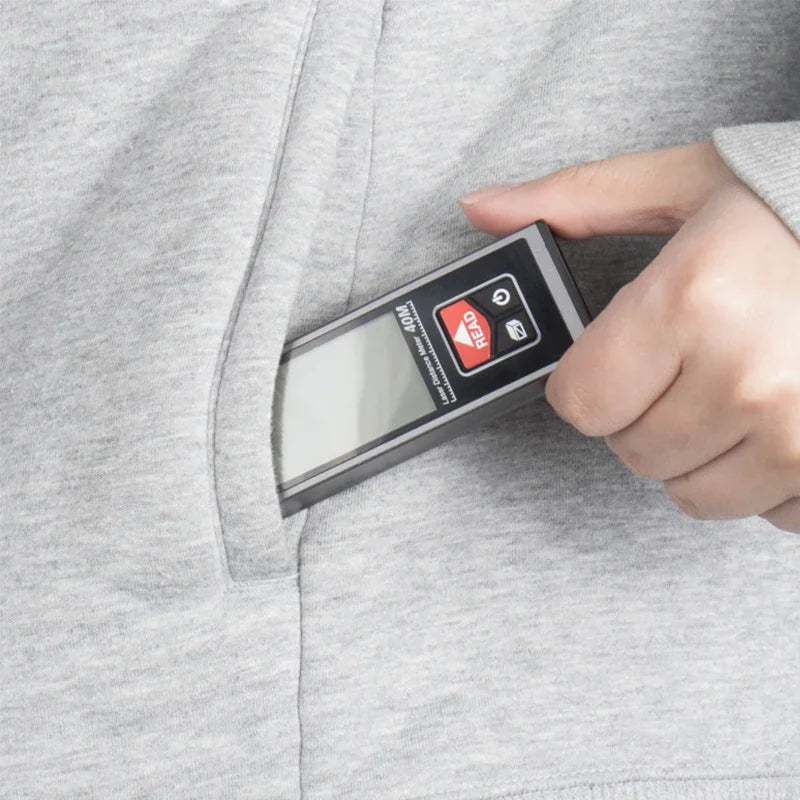 Mini Metal Laser Distance Meter Rechargeable Rangefinder High Accuracy 40M 50M 60M Measuring Tape Construction Measuring Tool