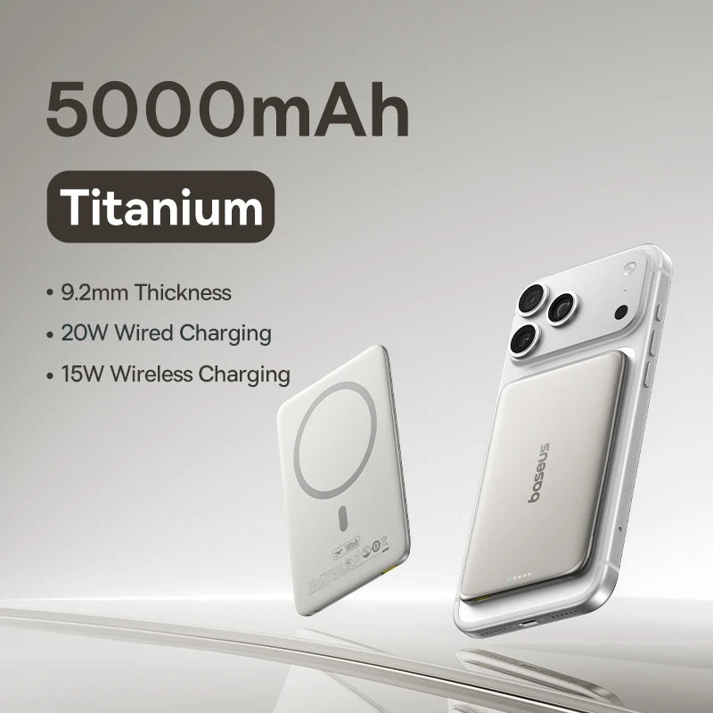 Baseus 5000mAh portable power bank 15W fast charging