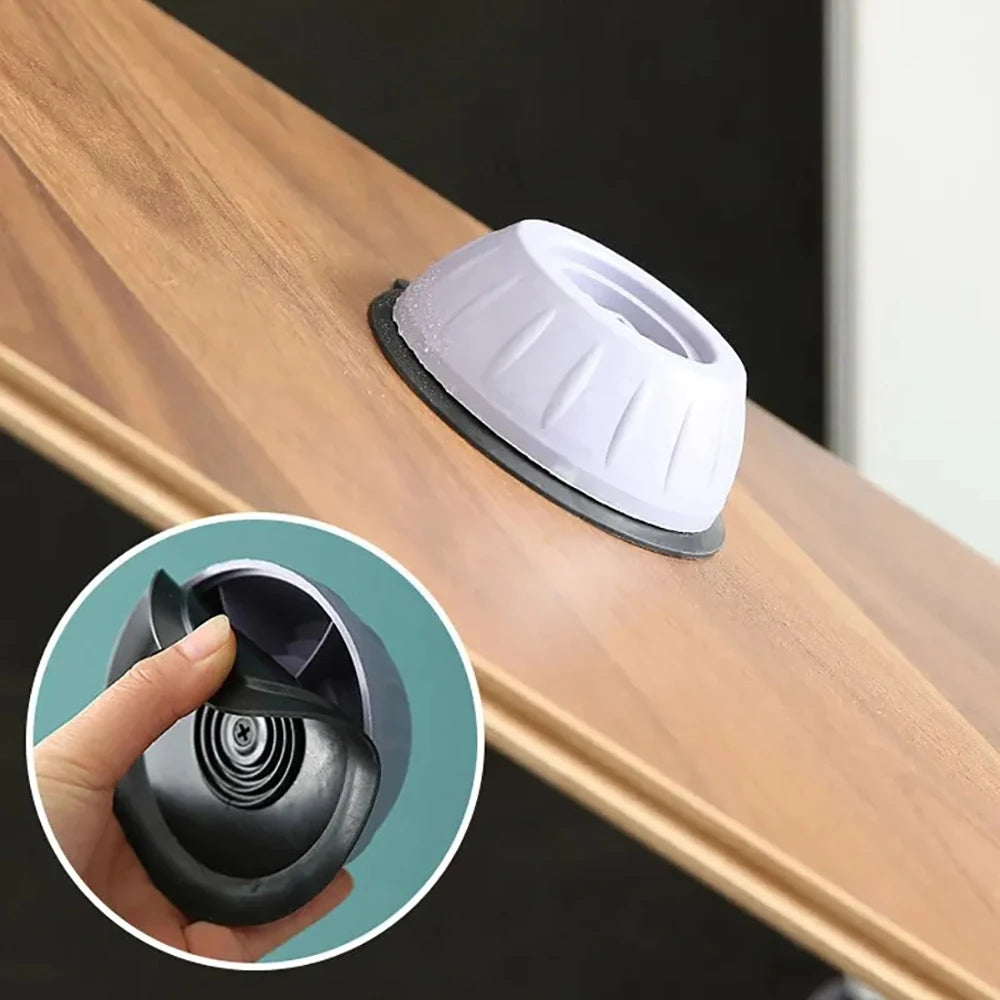 4 Pcs Washing Machine Foot Pads for Anti-Vibration Anti-Walk, Noise Reducing Anti Slip Anti Vibration Rubber Washing Machine Fee