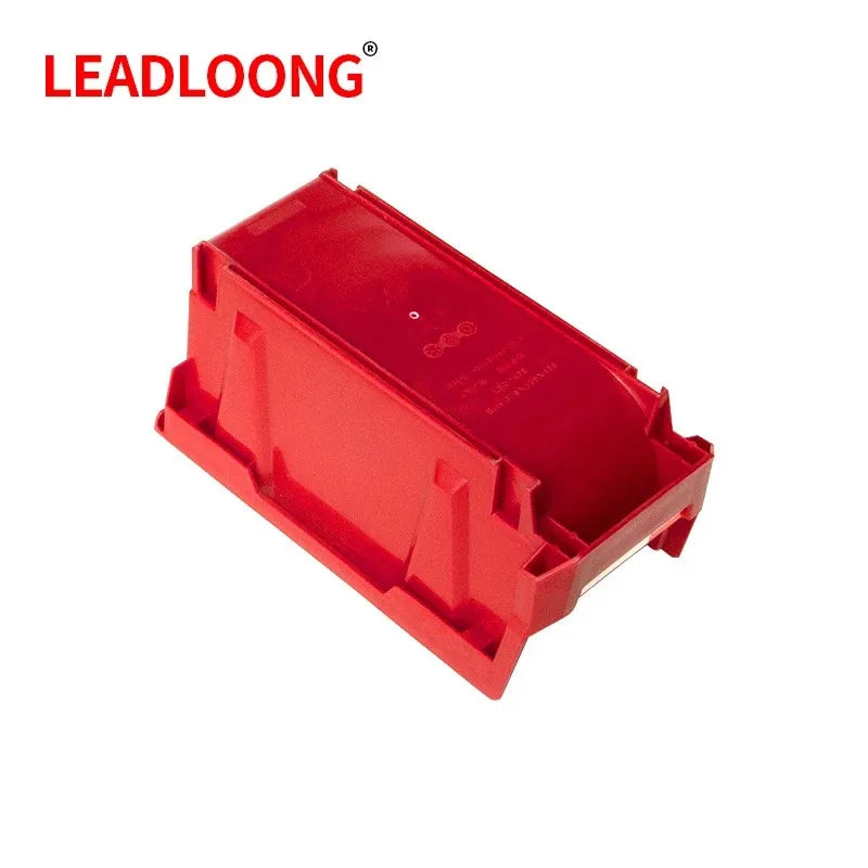 LEADLOONG V3 Garage Box 12pc 11x5x5inch/27.6*13.9*12.8cm Workshop Goods Shelves Organizer Bin Screw Parts Hardware Storage Case
