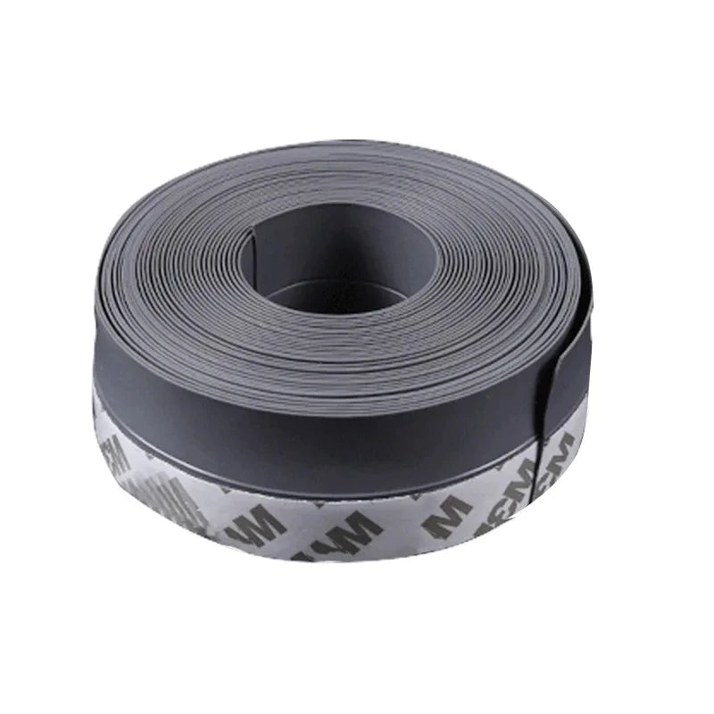5M Silicone Self-Adhesive Door Weather Stripping Window Seal Strip Sealing Sticker Tape Door Draft Stopper Dustproof Insectproof