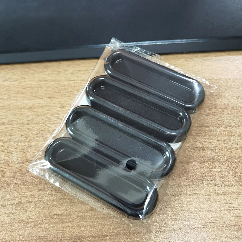 4Pcs Self-adhesive Door Knobs Oval Door Handles for Interior Doors Glass Window Cabinet Drawer Non-slip Grip Auxiliary Handles