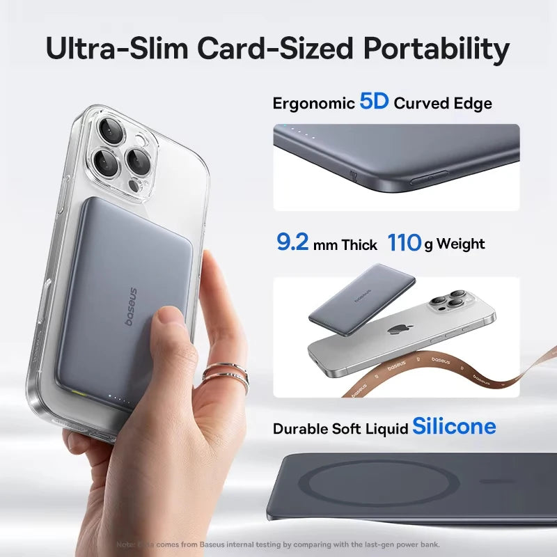 Baseus 5000mAh portable power bank 15W fast charging