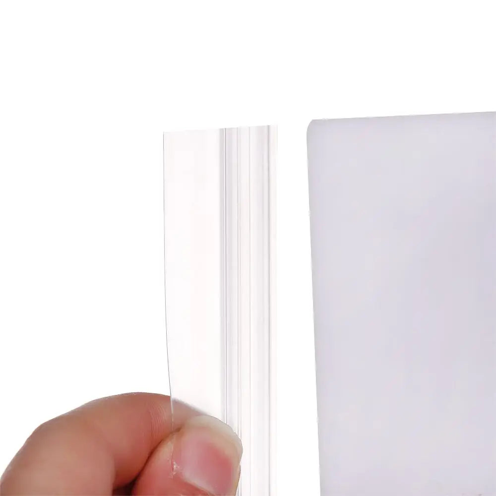 4 to 12mm Transparent PVC Seal Gap Window Door Weatherstrip Bath Shower Screen Door Seal Strip