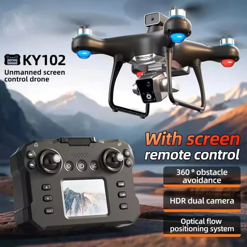 new KY102 With Screen Rc Drone Professional brushless 8K Camera Four-Axis Aerial Photography 5G WIFI RC Quadcopter