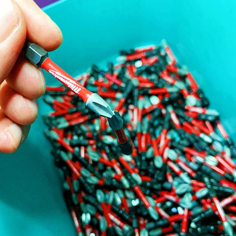 Milwaukee Shockwave PH2 Impact Drill Bits 25mm/50mm/89mm Head Screwdriver Power Tool Attachment Bit Series