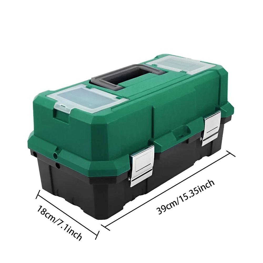 Three-layer foldable tool box household storage box multi-functional hardware tool storage box electrician tool box