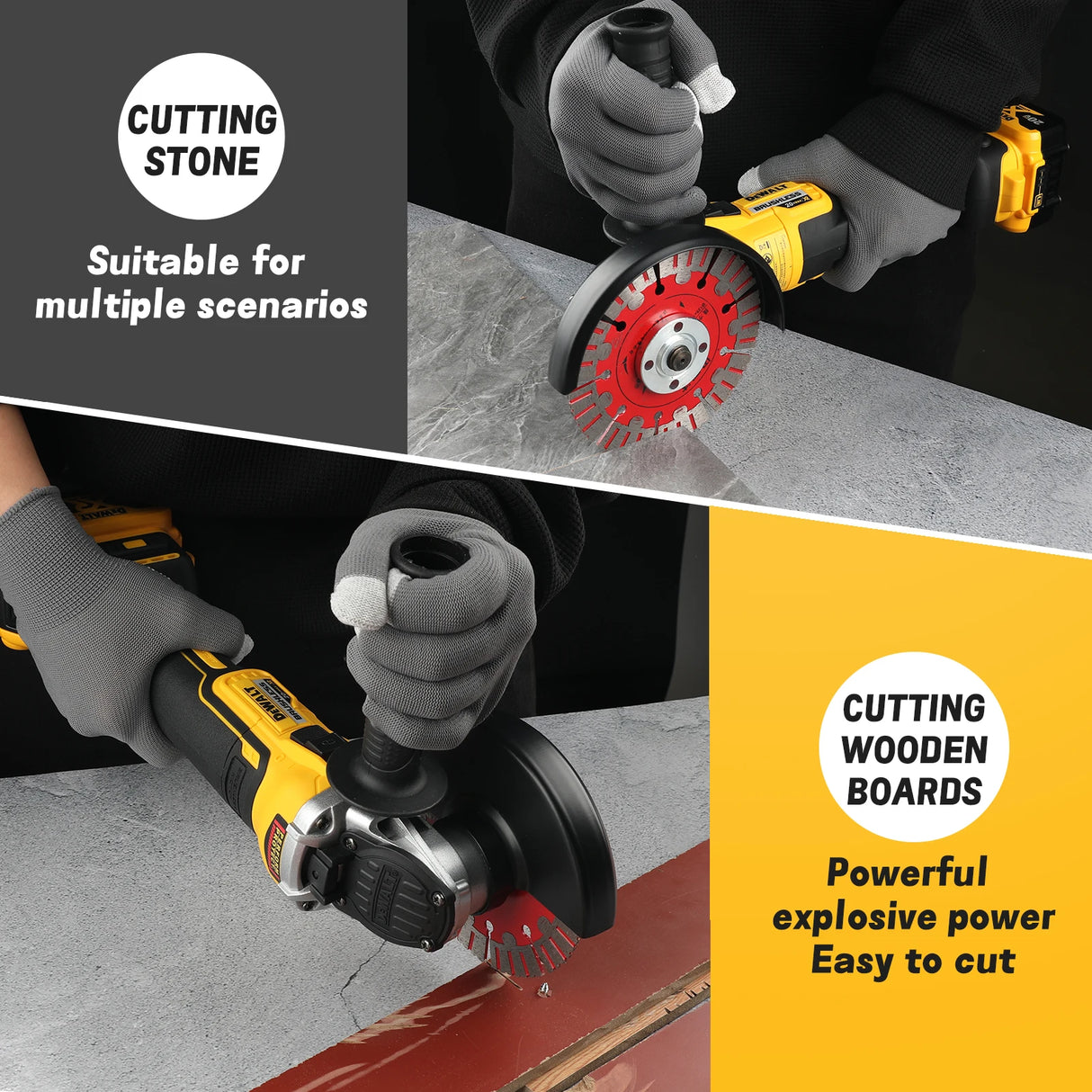 2025 DEWALT DCG405FN/NT 125mm flat head angle grinder bare machine tool cutting machine 20V lithium battery brushless tools