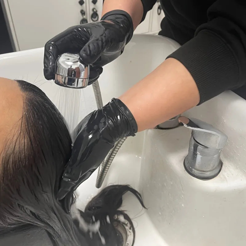 20/50/100PCS Disposable Black Nitrile Gloves for Household Use Latex Free Powder Free Cleaning Gloves Tattoo Hairdressing Tools