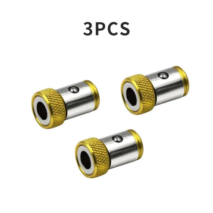 3PCS Magnetic Bit Holder Alloy Electric Magnetic Ring Screwdriver Bit Head Holder Anti Corrosion Magnetizer for Phillip Bit