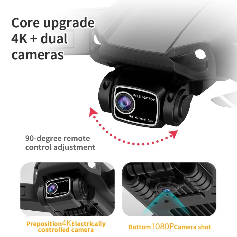 L900 PLUS GPS Drone 4K Professional HD Camera Brushless Motor 5G WIFI With Screen Remote Control FPV Dron RC Quadcopter Boy Toys