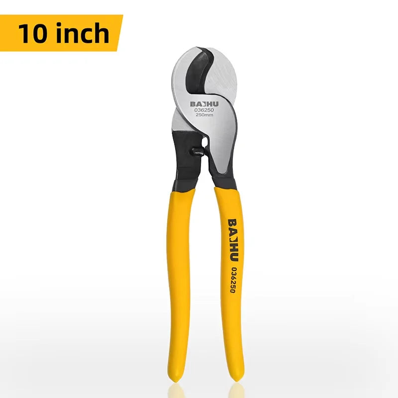 Insulated Cable Cutter Electrician Professional Pliers Shock Wire Stripper Tool Pliers Cable Scissors Hand Tools