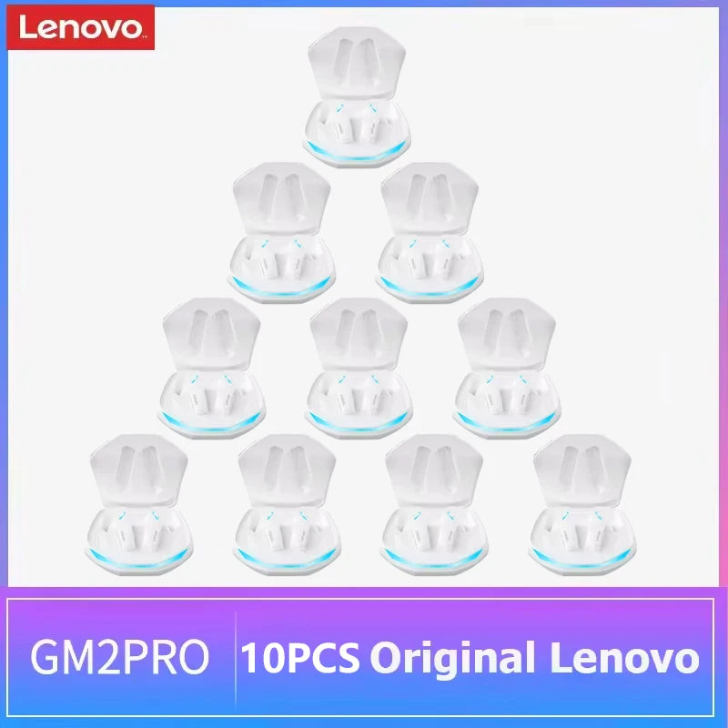 Lenovo GM2 PRO Bluetooth Headset for Game 5.3 Spoit Headset Dual Mode HD Call Noise Reduction Earbuds with Mic Music Earphories