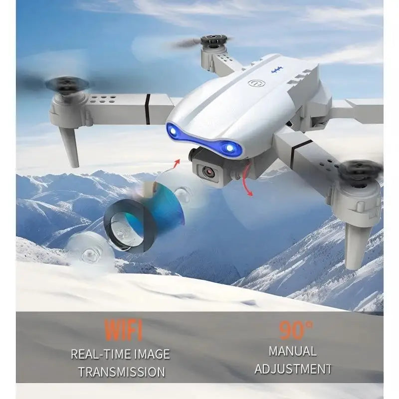 E99 K3 pro HD 4K Drone Camera Foldable Mini RC Helicopter with High Hold Mode WiFi Aerial Photography Quadcopter Toy for Ages