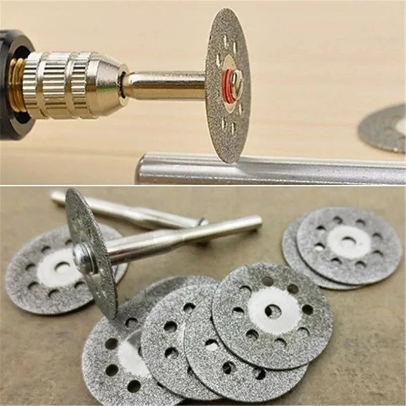 12Pcs/set 22mm Hss Cutting Disc Circular Saw Blade Metal Cut Off Abrasive Tools For Dremel Rotary Tool cutting blade