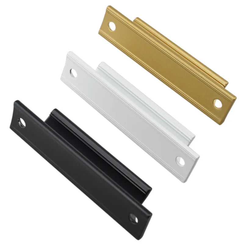 New Aluminum Alloy Door Handle Push-pull Balcony Gate Window Pulls Knob Furniture High Quality