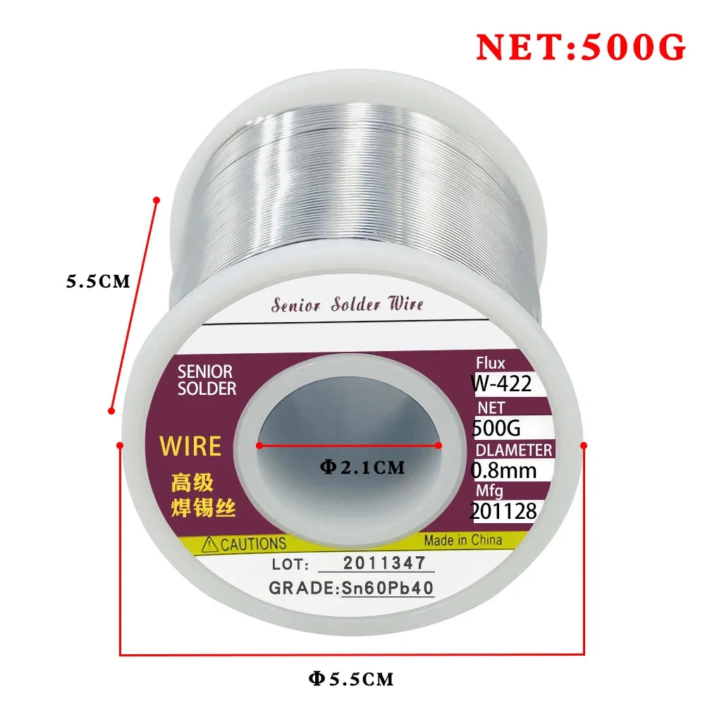 100/200/300/500G Tin Wire Soldering Wire with Flux Melt Rosin Core Solder Roll No-clean Electrical Repair Solder For Soldering
