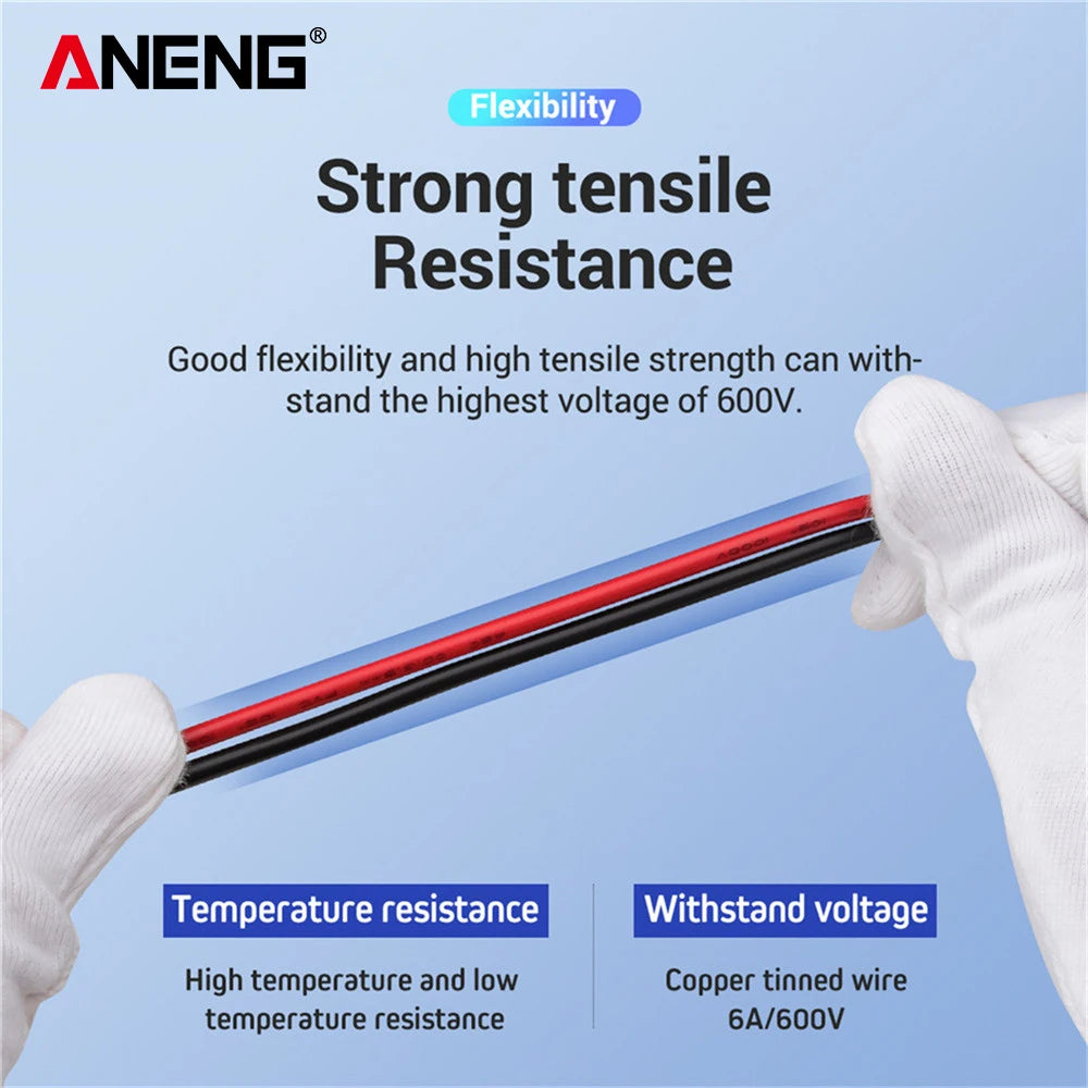 ANENG Capacitor Clip LCR Universal Test Clip Capacitor Resistance Detector Line Capacitance Test Leads Multimeter Accessories