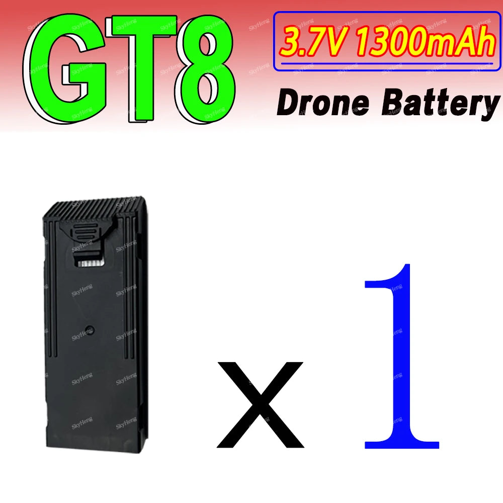 Original LSRC GT8 Drone Battery 3.7V 1300MAh Battery For GT8 RC Quadcopter Replacement Battery GT8 Accessory Parts
