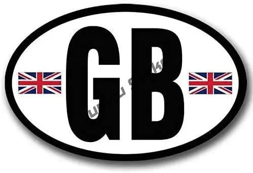London England United Kingdom GB Vinyl Decals Bumper Stickers GB Accessories for Car Pickup National Flag Glue Sticker KK10cm