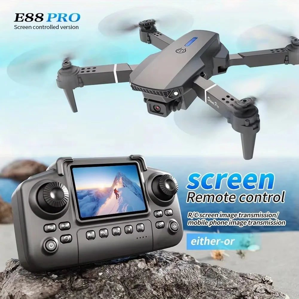 2026 15000M New E88PRO 8K 5G Professional HD Dual Camera Aerial Photography Remote Control Aircraft Quadcopter Drone Toys gift