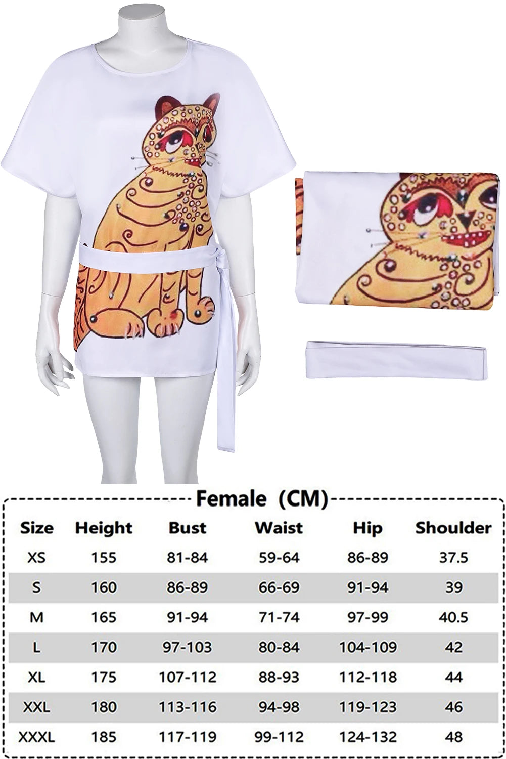 ABAB Costume Cosplay Disguise ABAB Girl Anni AgnItha Benny Bjorn Cosplay 70s Women Men Vintage Shirt Halloween Carnival Suit