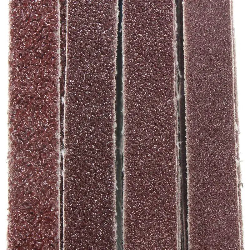 20pcs/Pack for Air Belt Sander Powerfile Sanding Sander 13mm x 457mm Belts Paper Mixed Grit 40 60 80 120