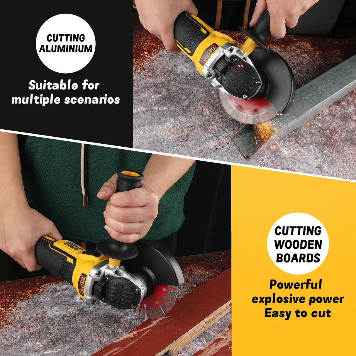 DEWALT DCG405NT 125mm Brushless Flat Head Angle Grinder Bare Machine Tool Cutting Machine 20V Lithium Battery