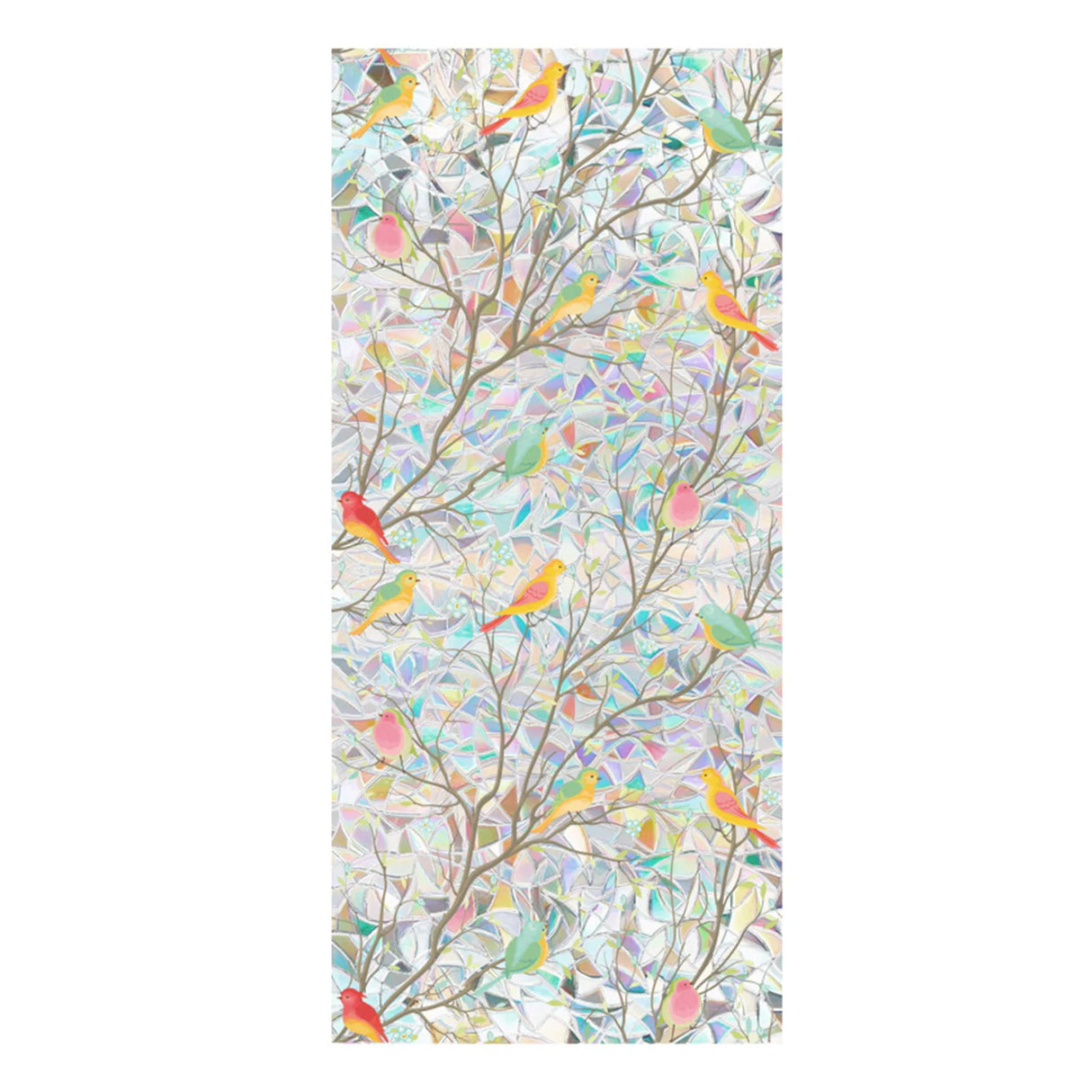 Stained Glass Static Window Privacy Film Sun Blocking Glass Cling Waterproof PVC Home Bathroom Window Covering Film Sticker