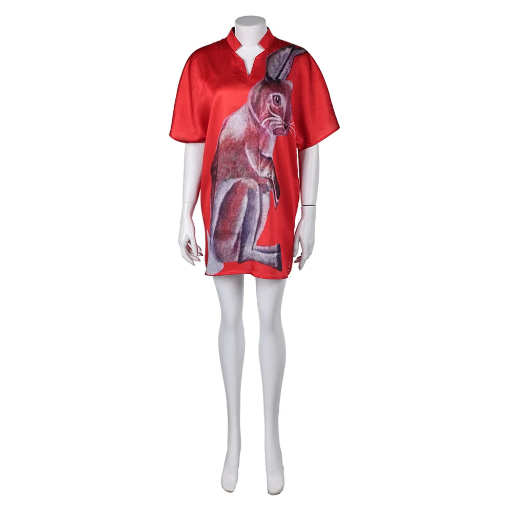 ABAB Costume Cosplay Disguise ABAB Girl Anni AgnItha Benny Bjorn Cosplay 70s Women Men Vintage Shirt Halloween Carnival Suit
