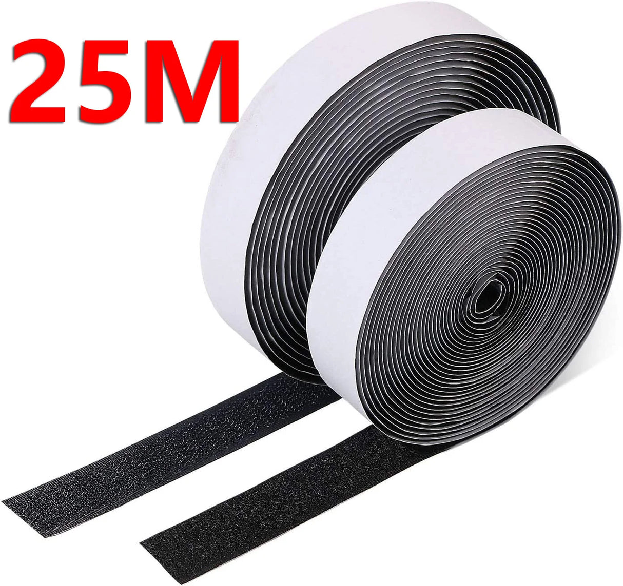 20/25/30/50mm Magic Sticker Tape Self Adhesive Extra Strong Double Sided Adhesive with Sticker Pad Fluffy Hook and Loop Fastener