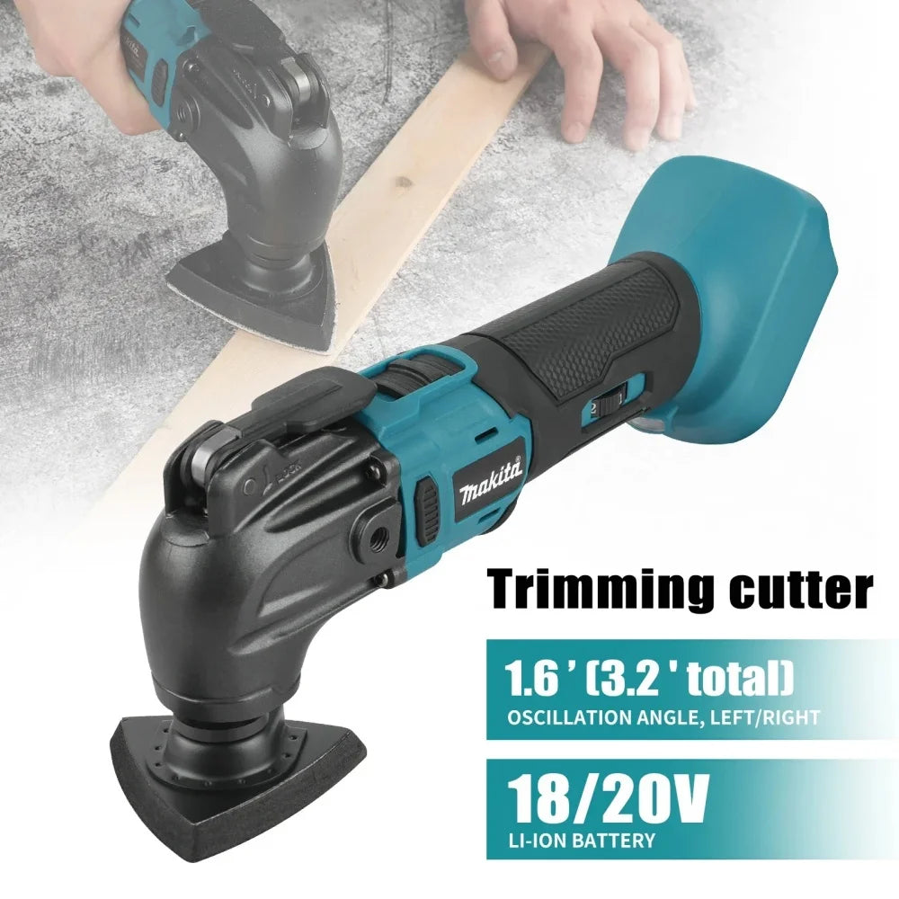 2025 New Makita Brushless Quick Release Oscillating 18V Tool Multi Functional Tool Renovator Electric Trimmer Compatible For 18V