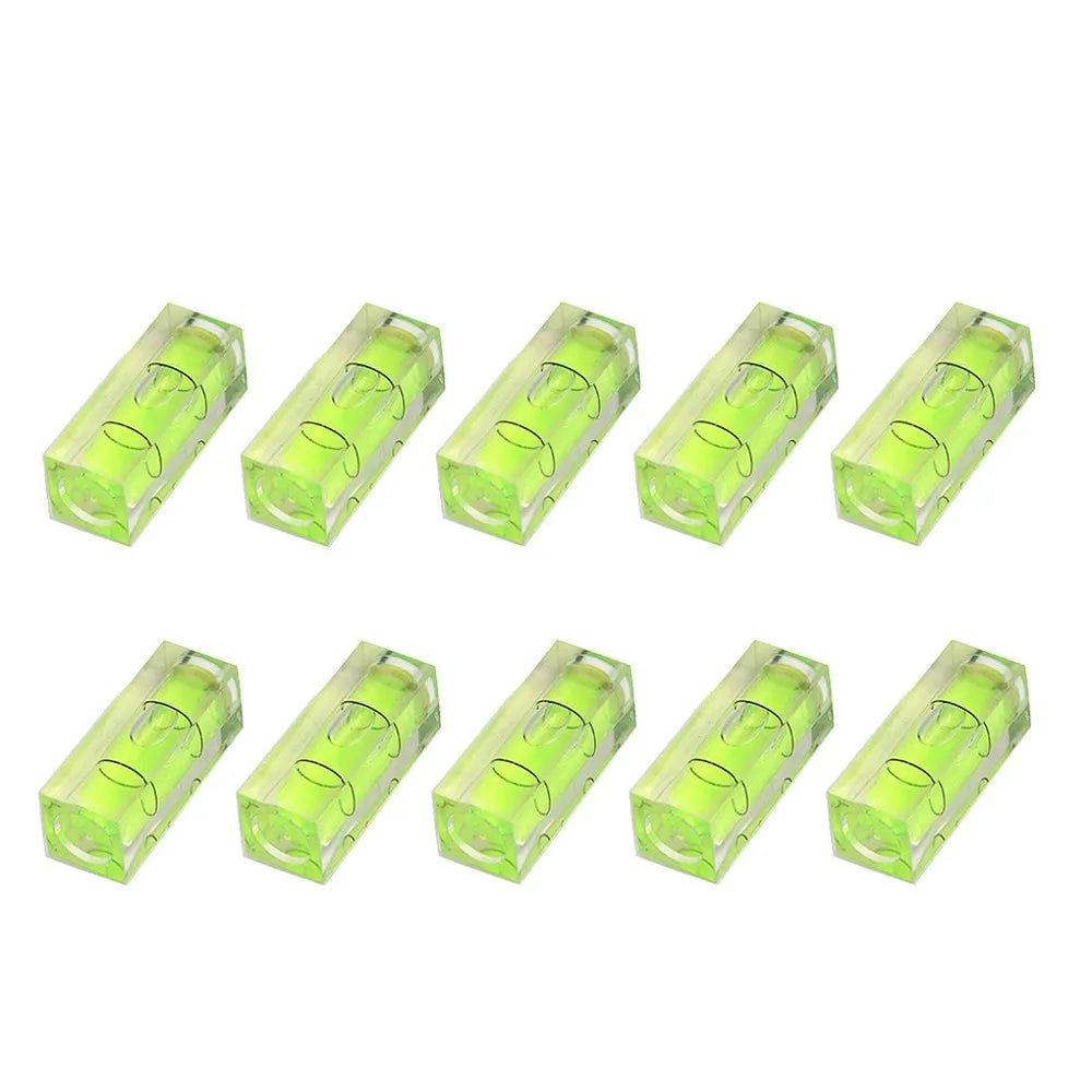 5/10pcs Mini Spirit Square Bubble Level Protractor Precision Level Cylinder Level Horizontal Bead Level Measuring Tools