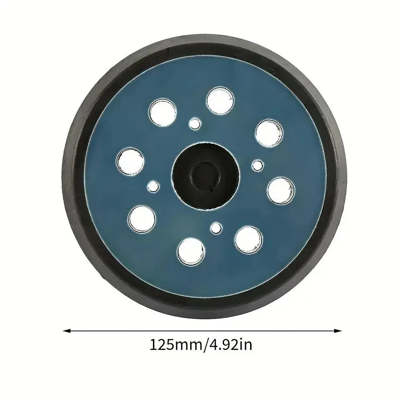 125mm 5 Inch Sander Pad 8-Holes Backing Sanding Disc Pad Hook Loop Sanding Pads for Electric Orbital Sander Polishing