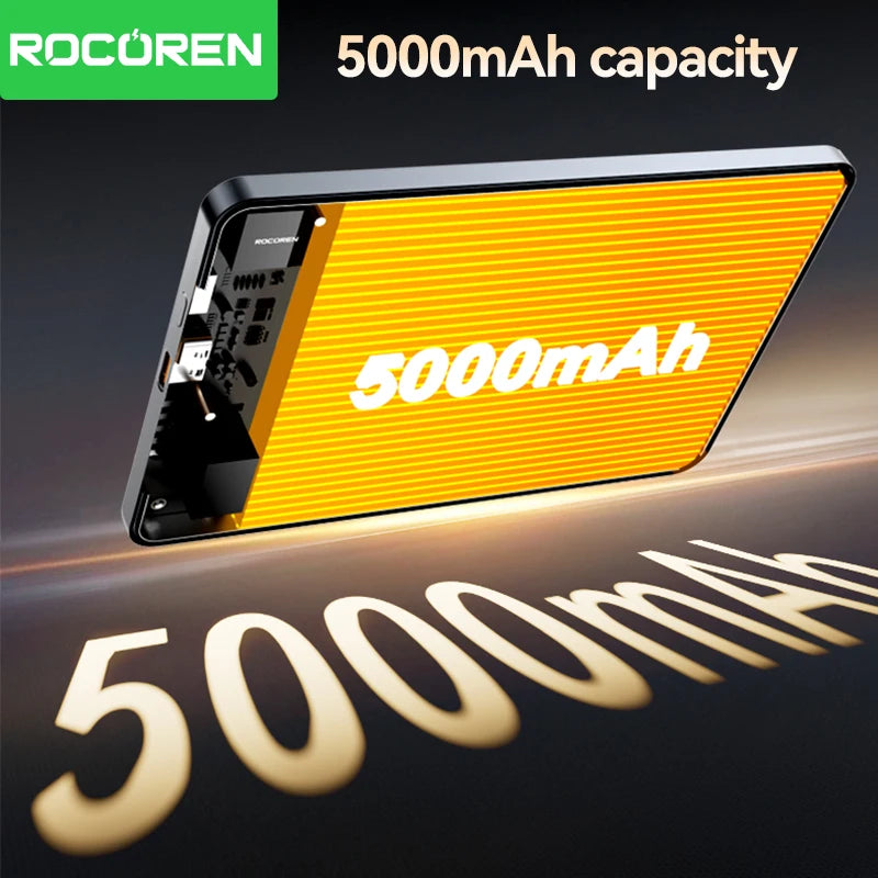 Rocoren 10000mAh portable power bank