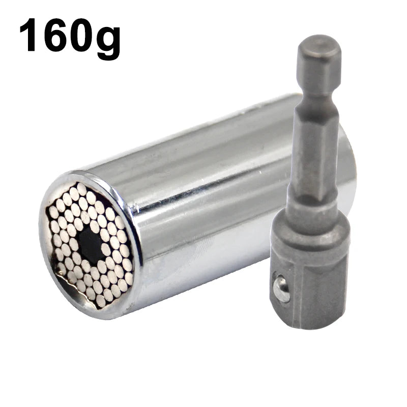Universal Torque Wrench Power Drill Ratchet Bushing Spanner Key Magic Multi Hand Tools 7-19mm Head Set Socket Sleeve