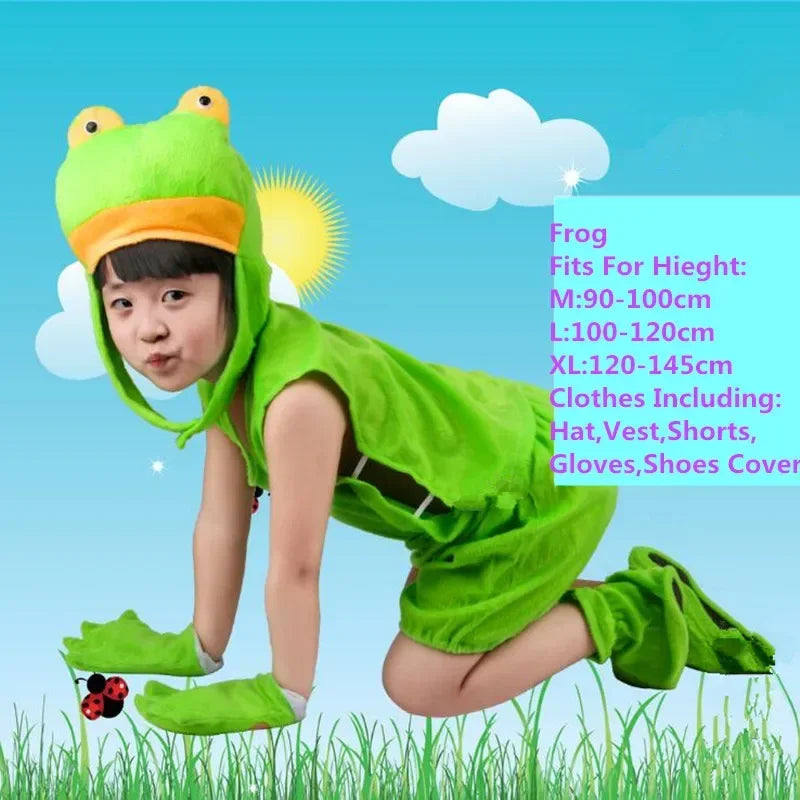 Cute Multiple Animal Costume Children Kids Boys Girls Summer Short Cosplay Costumes Carnival Party Dress Halloween