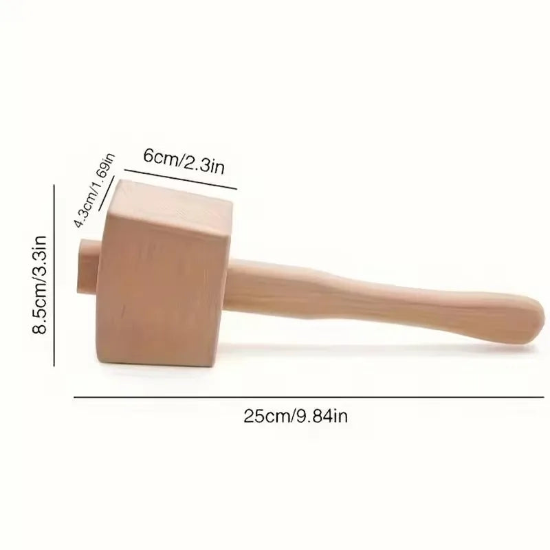Beech Wood Hammer Carpenter Wooden Carving Mallet Beat Hand Tools For Woodworking,Installing Objects, Striking Chisels
