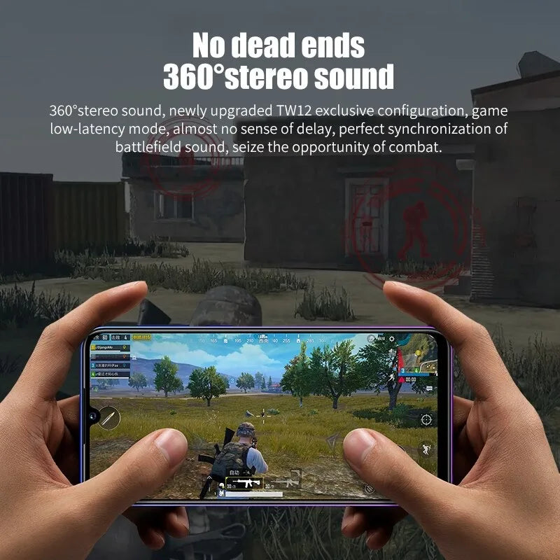 TWS Wireless Headphones Stereo LED Gaming HiFi Headset For Xiaomi Redmi Mi Huawei iPhone Samsung Universal Mic Bluetooth Headset