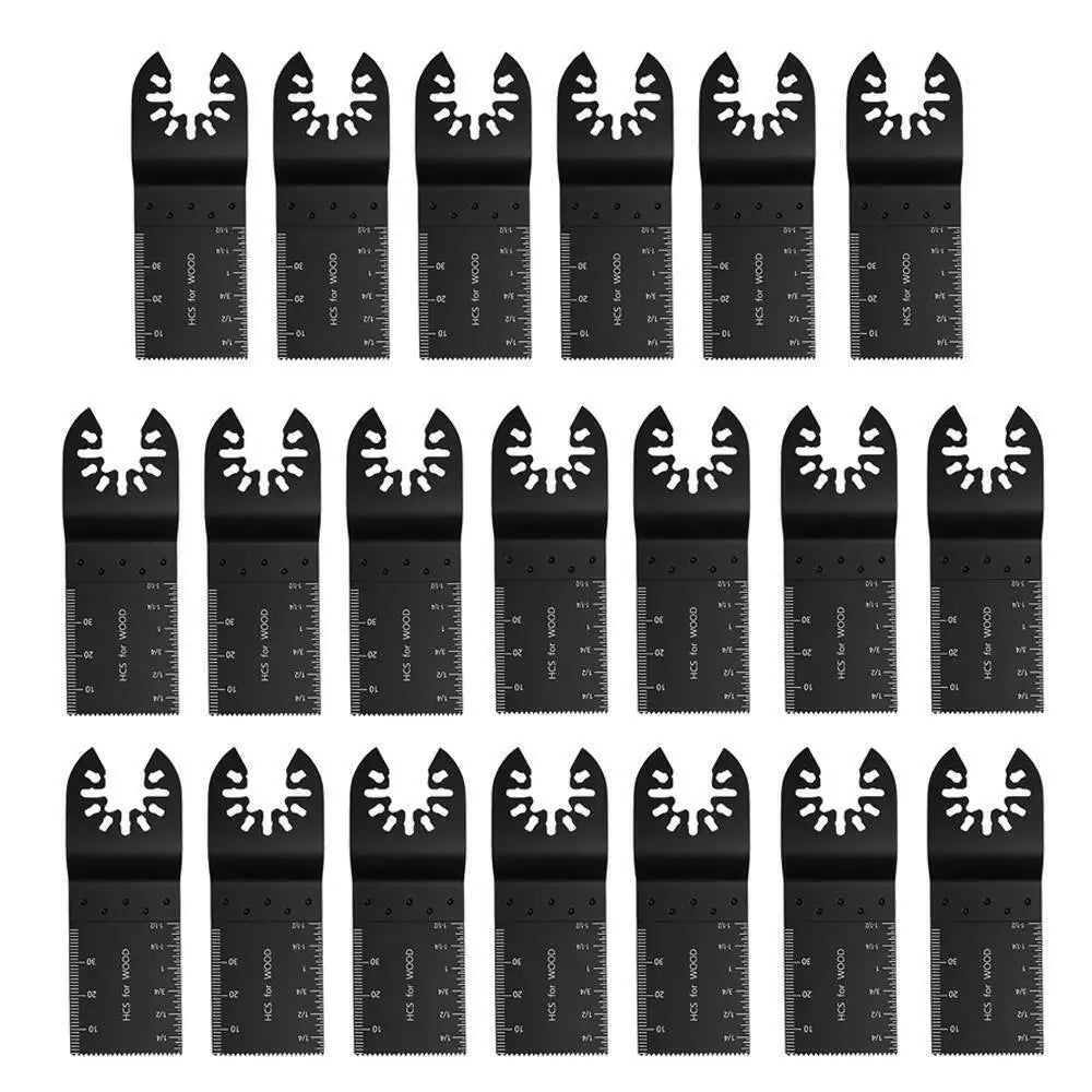 20 Piece Multi-Purpose Renovator Saw Blade Set Power Tool Accessories General Purpose Cutting Blades Oscillating Saw Blades