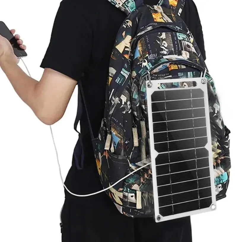 For Outdoor emergency USB 5-35W Waterproof Portable Charger Solar Panel Can be fixed backpack for Outdoor Hiking, Camping
