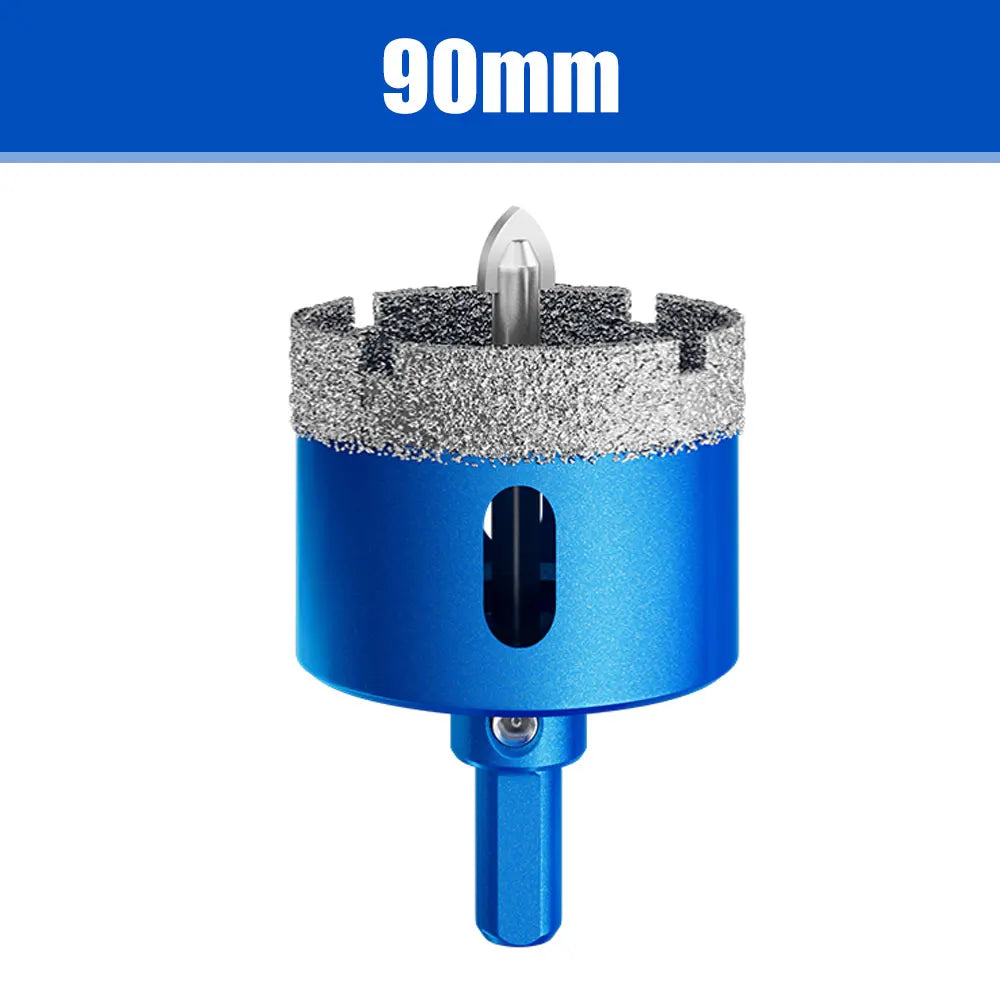 1pcs 18-110MM Diamond Coated Drill Bits Set Ceramic Tile Hole Saw with position drill for Glass Marble Granite Stone Porcelain