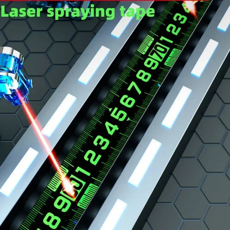 Measuring Tape Self 5/10M High Precision Wear-resistant Ruler Measuring Tools Locking Fluorescent Steel Tape Measure Retractable