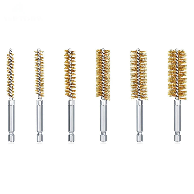 Stainless Steel Drilling Brush Twisted Wire Stainless Steel Cleaning Brushes For Electric Drill Impact Tool Cleaning