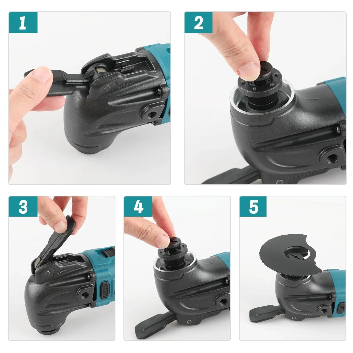 2025 New Makita Brushless Quick Release Oscillating 18V Tool Multi Functional Tool Renovator Electric Trimmer Compatible For 18V