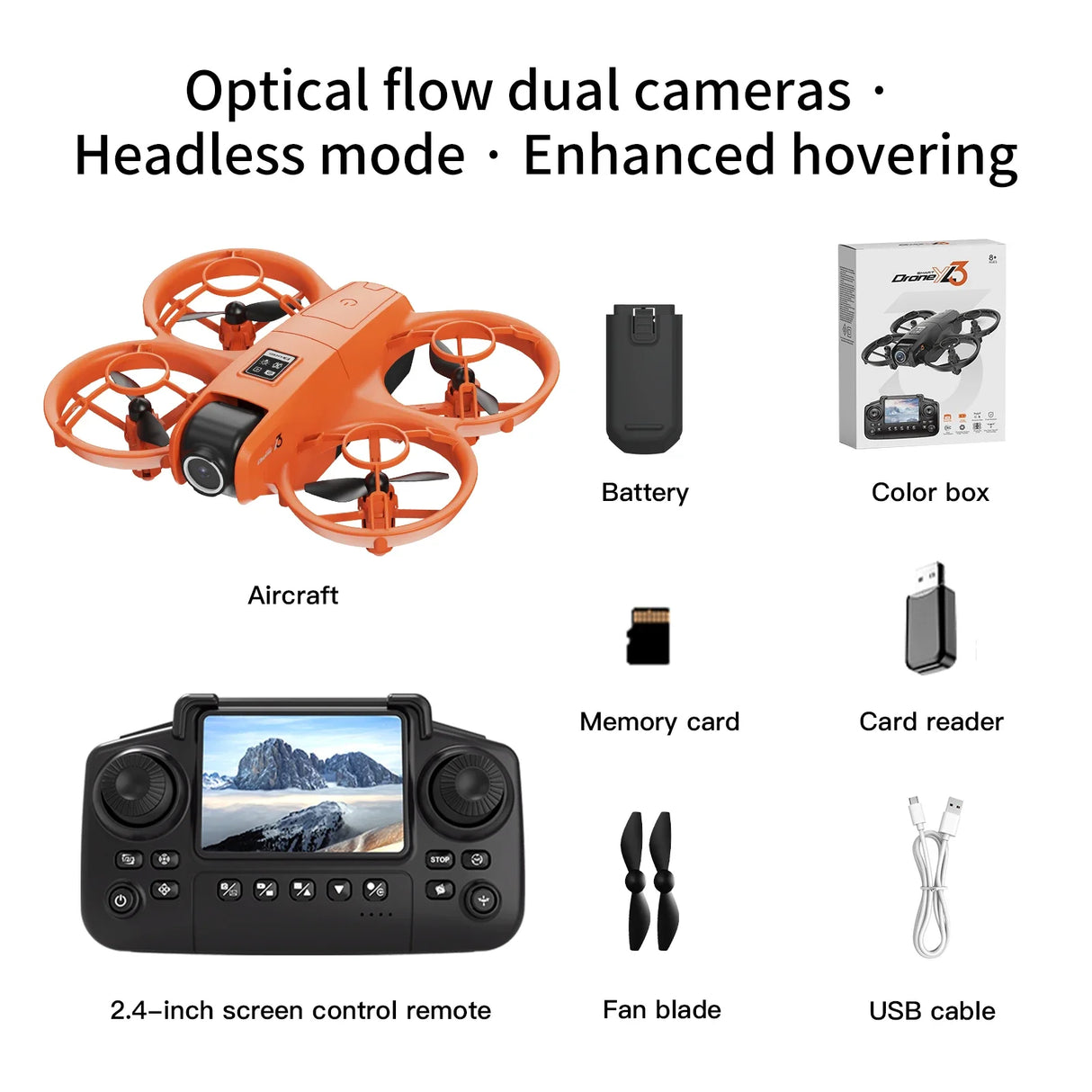 YL3 Drone Screen Control Aerial Drone High Definition Dual Camera Remote Control Aircraft Aviation Folding Quadcopter Kid Gift