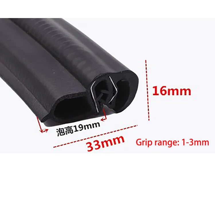 1/3meter Door Edge Guard Rubber Sealing Strip U Type Hardwearing Car Ship Dustproof Trim Soundproofing Waterproof Sealings Parts