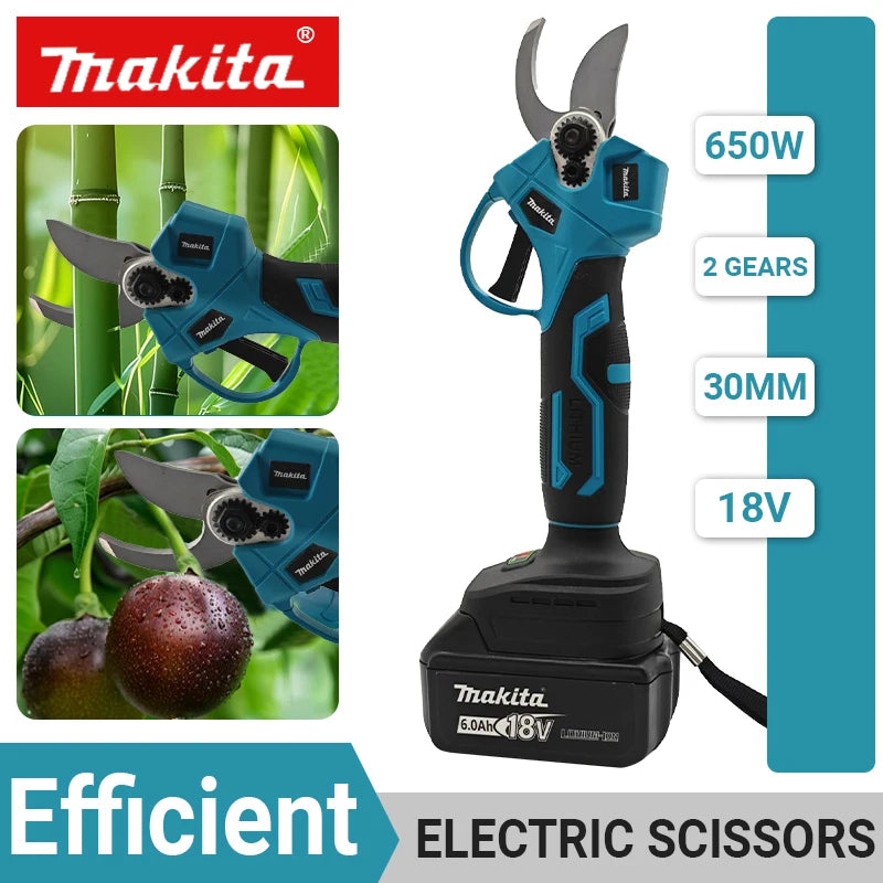 Makita 18v Battery Professional Cordless Electrician Scissors Pruning Shears Cutter Wireless Drills Tools Garden Pruner 2025