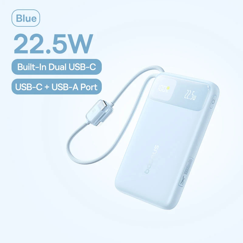 Baseus 10000mAh portable power bank 5W fast charging